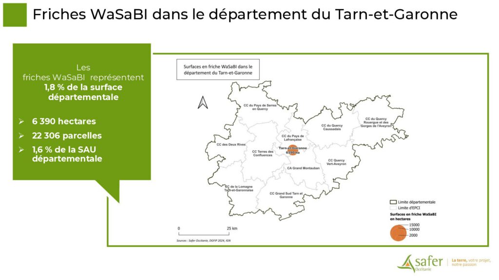 Friches WaSaBI dans le département du Tarn-et-Garonne