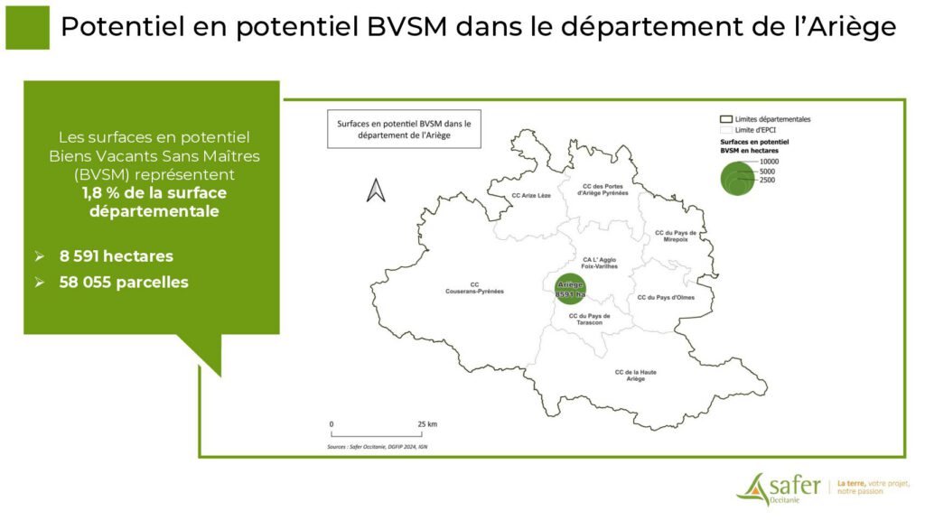 Potentiel en potentiel BVSM dans le département de l’Ariège