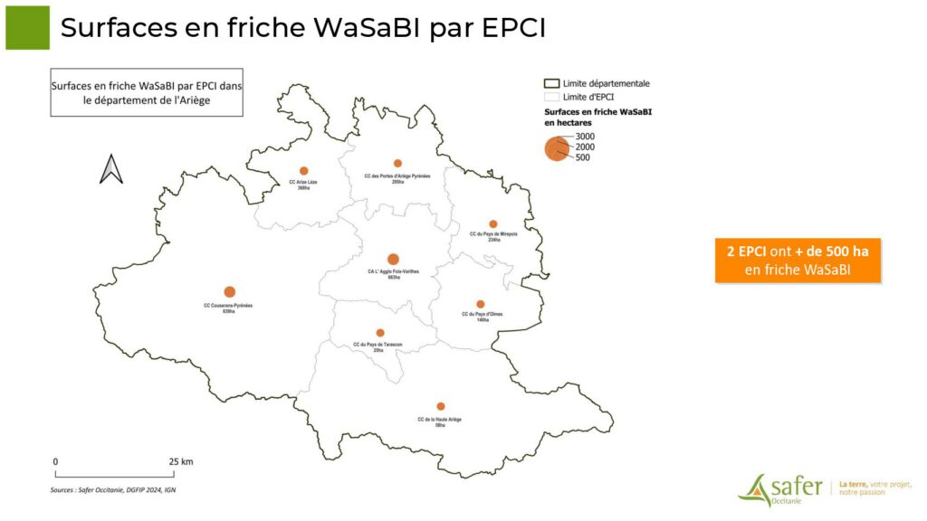 Surfaces en friche WaSaBI par EPCI 