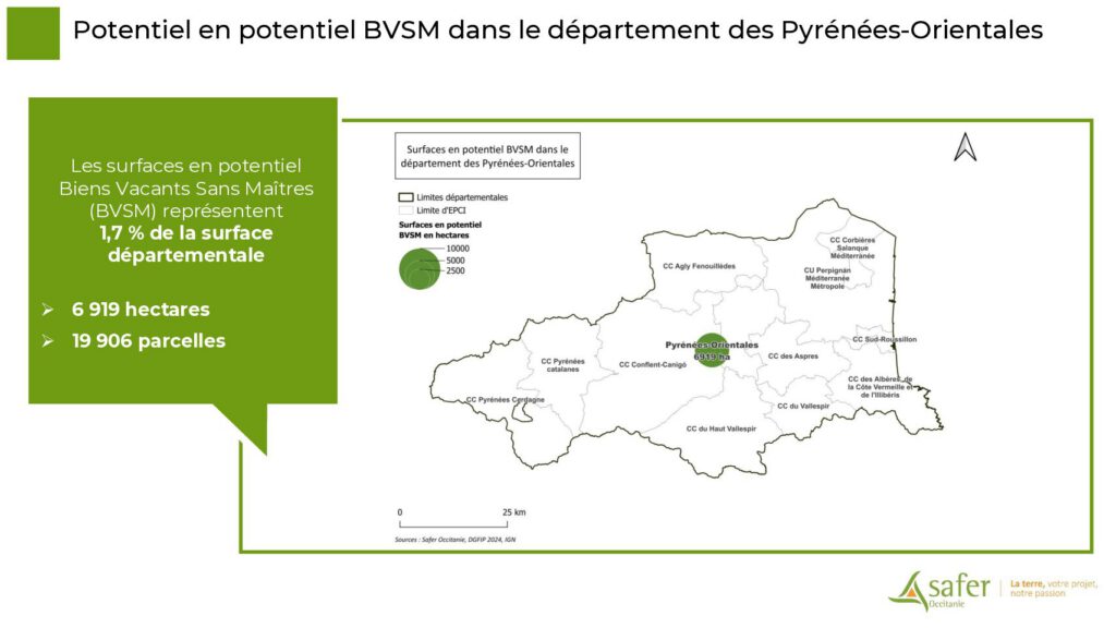 Potentiel en potentiel BVSM dans le département des Pyrénées-Orientales